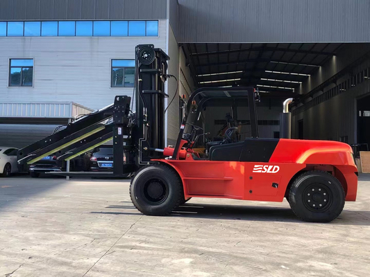 FD120 3000mm رفع الصدر 12000kgs شاحنة رفع ثقيلة لقيادة العجلات الأمامية أو الخلفية