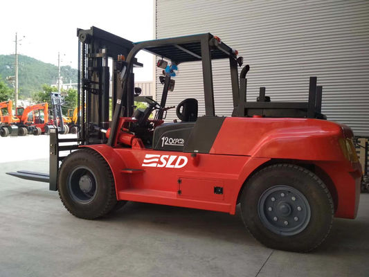 FD120 3000mm ماست يرفع 12000kgs 12 طن ثقيل شوكة رفع شاحنة