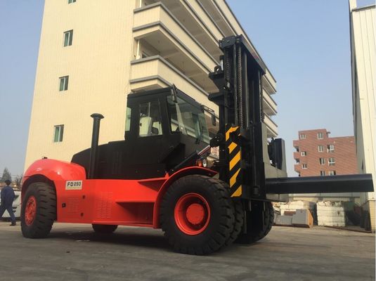شاحنات شوكية ثقيلة FD250 25t مع نظام هيدروليكي Roll Prong