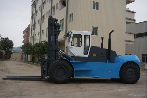 FD350 35000kgs شاحنة رافعة شوكية ثقيلة للنقل والتكديس