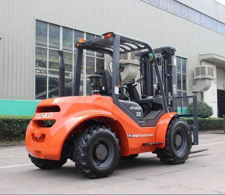 موازنة 4WD 4X4 2.5 طن 3000 مم رافعة شوكية للأراضي الوعرة
