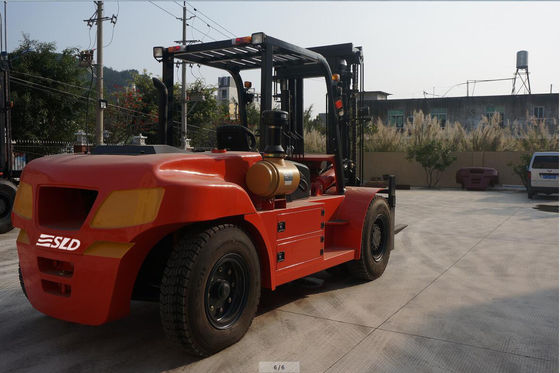 Yuchai Engine 3000mm Mast FD120 12 Ton 2.6k ديزل رافعة شوكية