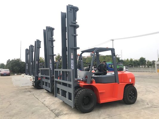FD70 6m 7 طن ديزل رافعة شوكية مع ثلاثي مجاني كامل