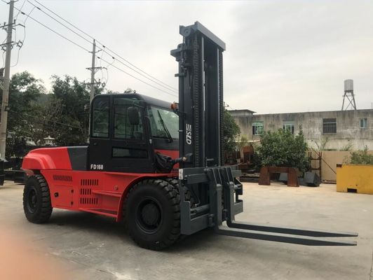 16Ton موازنة شاحنة رافعة شوكية مع مقصورة رؤية واسعة أ
