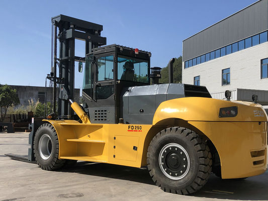 Weichai Engine Heavy Lift Forklift حاوية مناولة برتقالي أحمر أصفر اللون